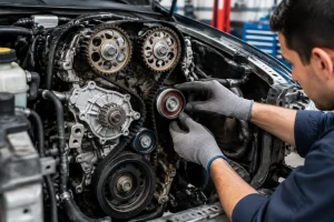 تعویض بلبرینگ و کیت تسمه تایم کاپرا و وینگل
